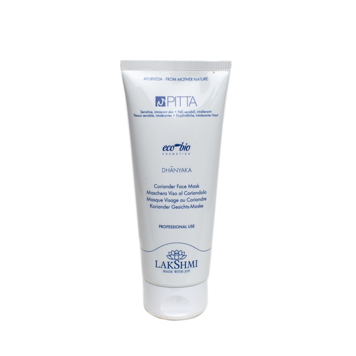 Arcmaszk korianderrel érzékeny bőrre 100ml, Lakshmi, eco-bio