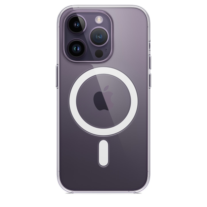 Силиконов Кейс Smartphosis за Apple iPhone 14 Pro, Magsafe, Твърд, Прозрачен