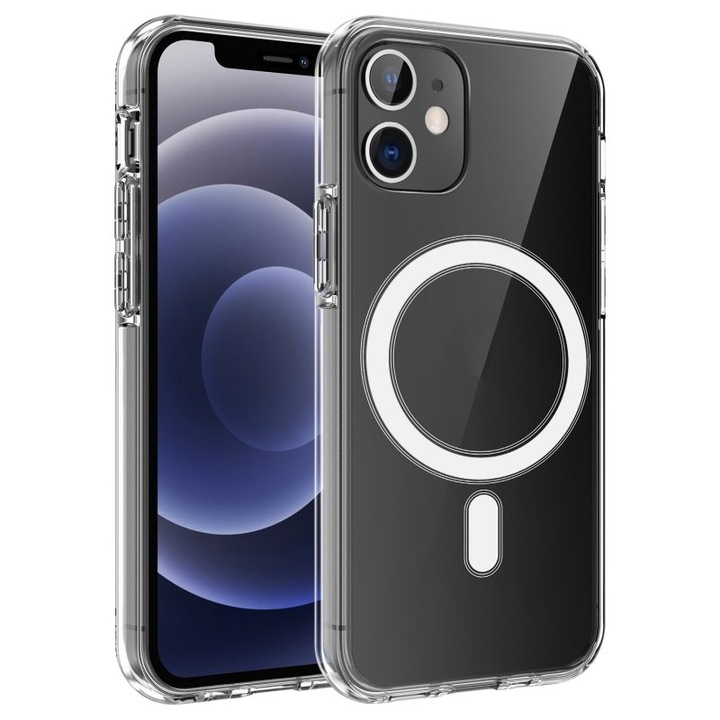 Smartphosis szilikon tok Apple iPhone 11-hez, Magsafe, kemény, átlátszó
