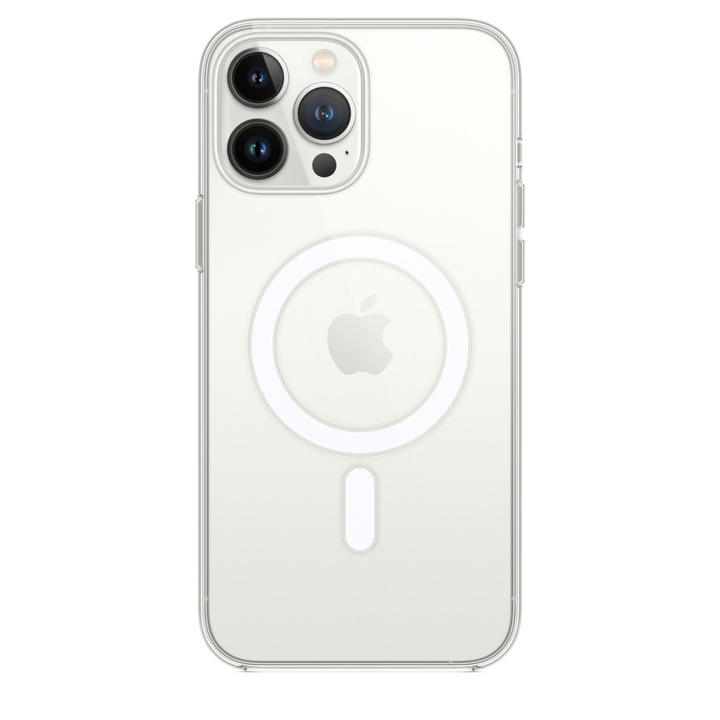 Magsafe tok Apple iPhone 13 Pro-hoz, szilikon, átlátszó
