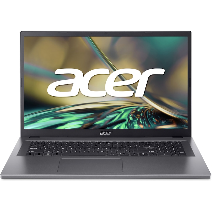 Лаптоп Acer Aspire 3 A317-55P-399Z с Intel Core i3-N305 (1.8/3.8GHz, 6M), 16 GB, 512GB M.2 NVMe SSD, Intel UHD Graphics 32EUs, Free DOS, Сив