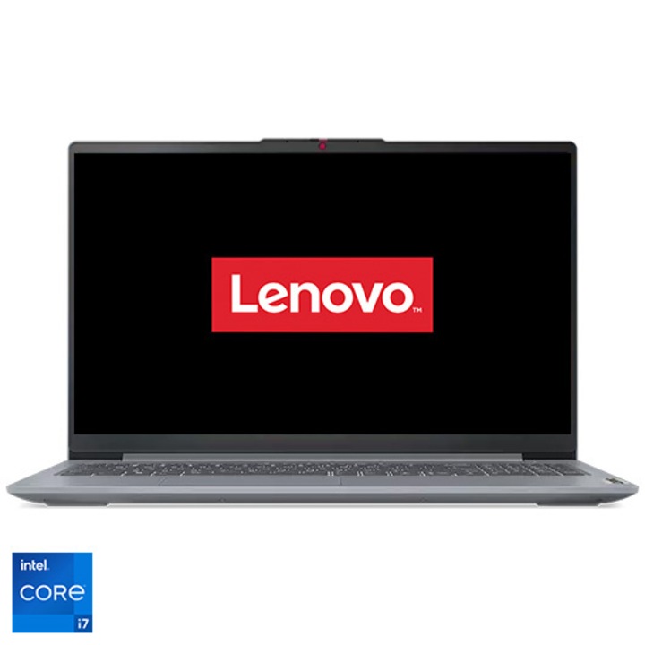 Laptop Lenovo IdeaPad Slim 3 15IRH8 cu procesor Intel® Core™ i7-13620H pana la 4.9 GHz, 15.6", Full HD, 16GB, 512GB SSD, Intel® UHD Graphics, No OS, Arctic Grey