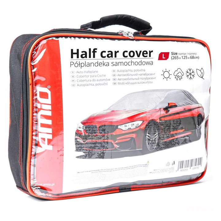 Semi prelata auto all-season, marimea L 265x130x68 cm