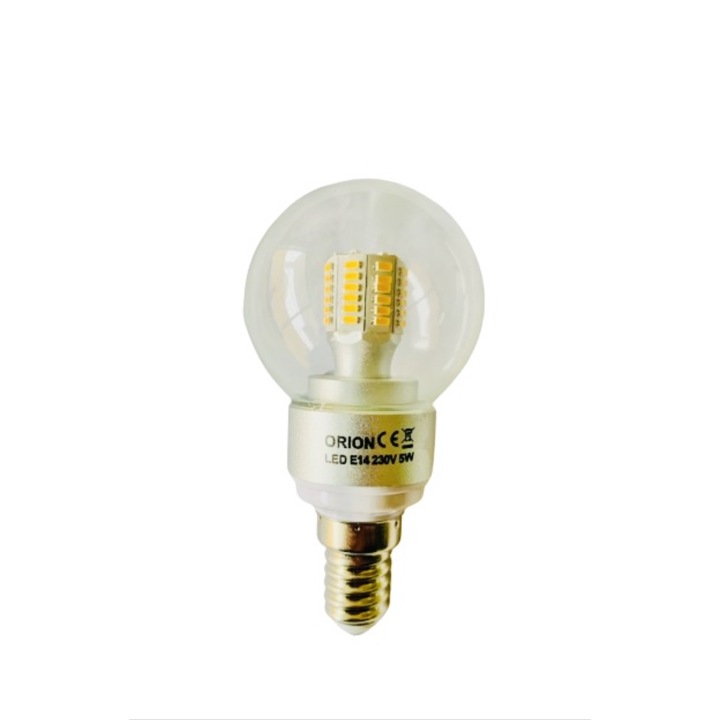 Bec LED E14 5W 3000k 380Lm Clar ORION