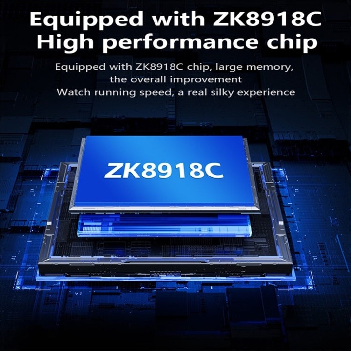 Smartwatch WS68 Ultra Loud Speaker, Curea Neagra, Incarcare Wireless, Android