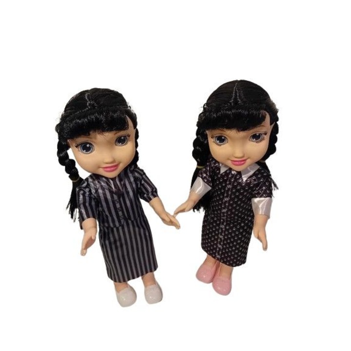 Papusi muzicale wednesday 2 bucati 3o cm