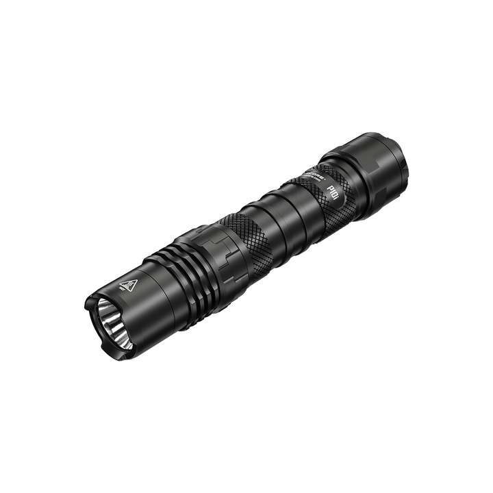 Lanterna tactica LED, Nitecore, Aluminiu, Negru