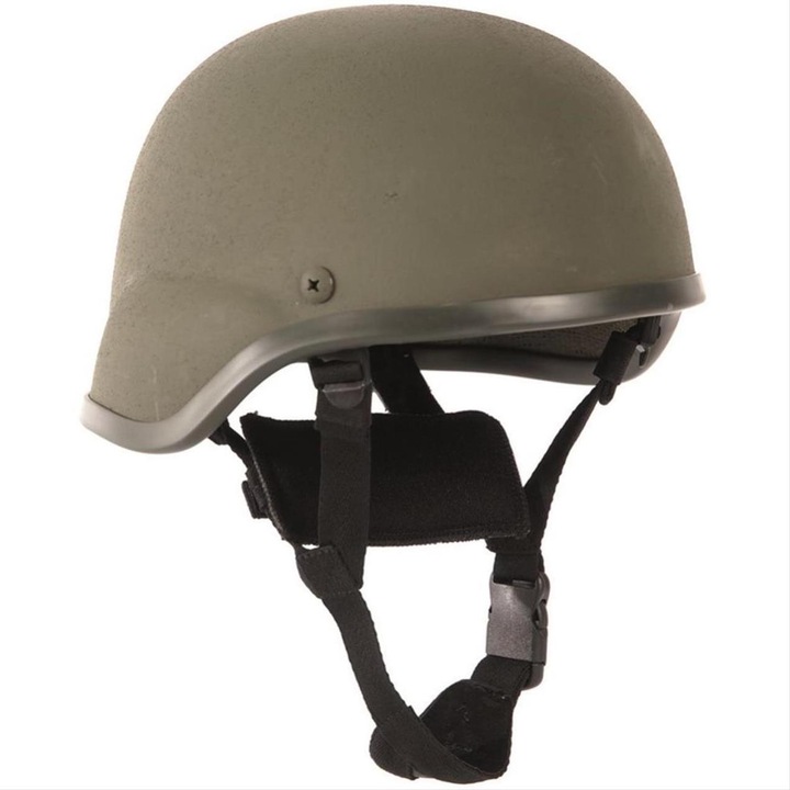 Casca airsoft Kevlar US MICH, Mil-Tec, Fibra de sticla, Kaki, One size