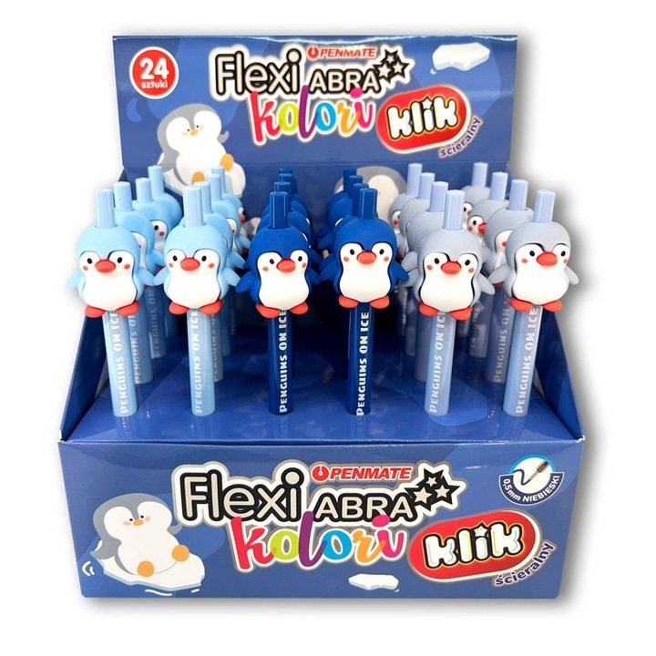 Set 24 pixuri, Penmate, Cu guma