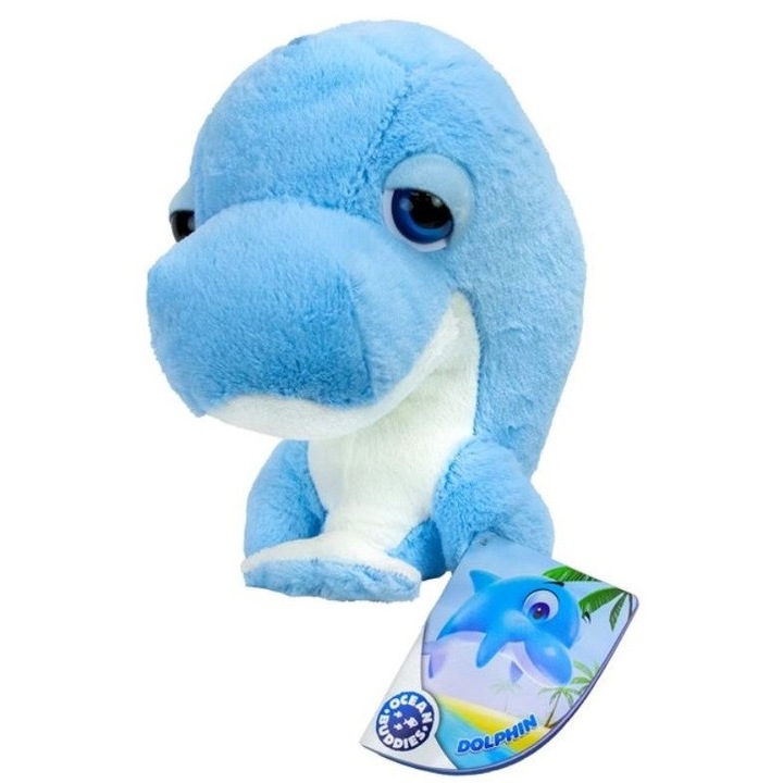 Jucarie de plus, Delfin, Big Headz, Inaltime 20CM