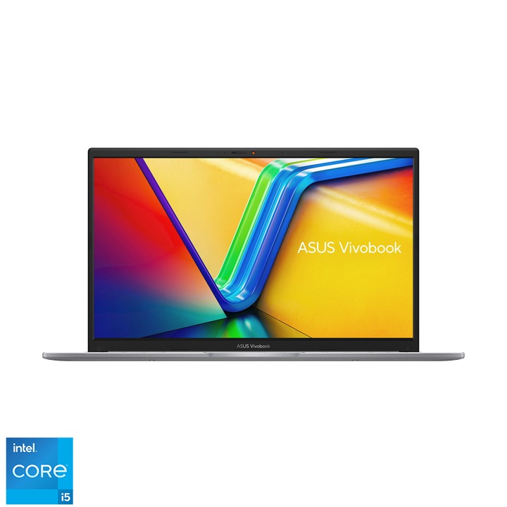 Asus VivoBook X1504VA-BQ804W 15.6" FullHD laptop, Intel Core i5-1335U, 8GB, 512GB SSD, Intel® UHD Graphics, Windows 11, Magyar billentyűzet, Ezüst