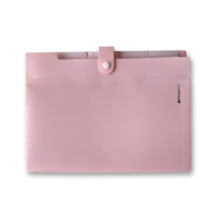 Папка, Penmate, Полипропилен, А4, Розов
