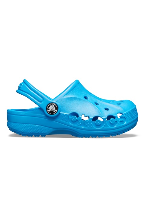 Crocs, Saboti slingback cu perforatii, Albastru deschis