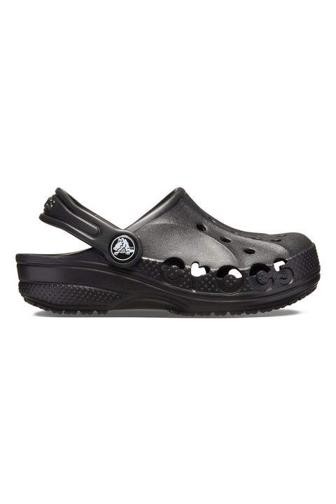 Crocs, Saboti slingback cu perforatii, Negru