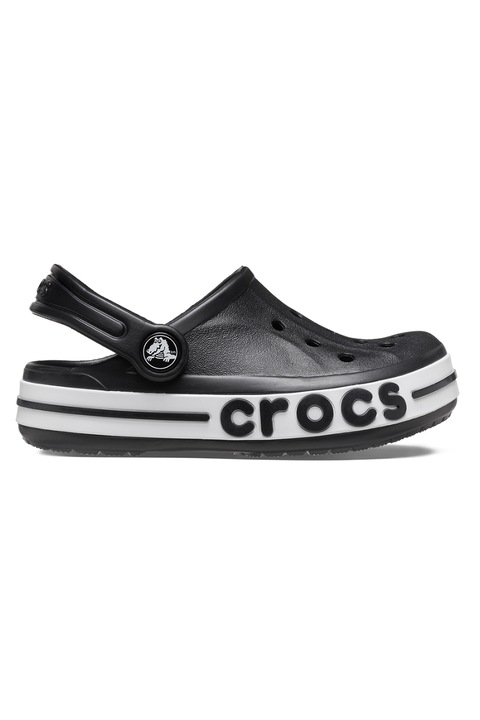 Crocs, Сабо с перфорации, Бял/Черен