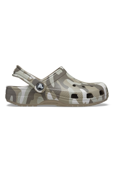 Crocs, Камуфлажно сабо, Бял/Сиво-кафяв/Светлокафяв
