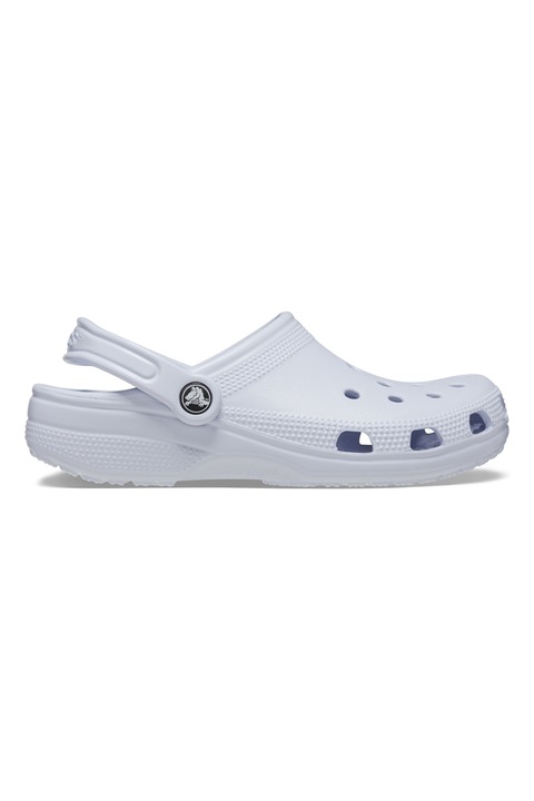 Crocs, Saboti unisex de cauciuc cu logo, Albastru pastel, 36-37