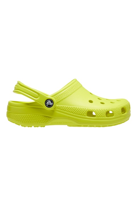 Crocs, Унисекс гумиран крокс с лого, Шам фъстък зелено, 38-39