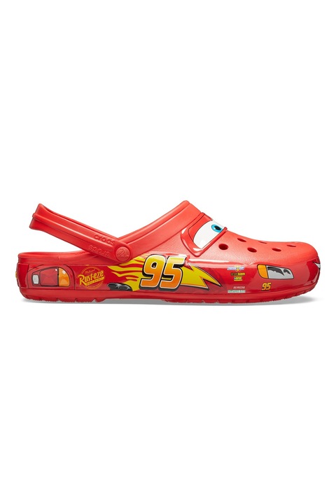 Crocs, Крокс с щампа на Lightning McQueen, Червен/Бял/Шафраново жълто, 36-37