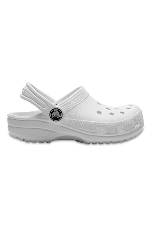 Crocs, Крокс с отворена пета и перфорации, Бял