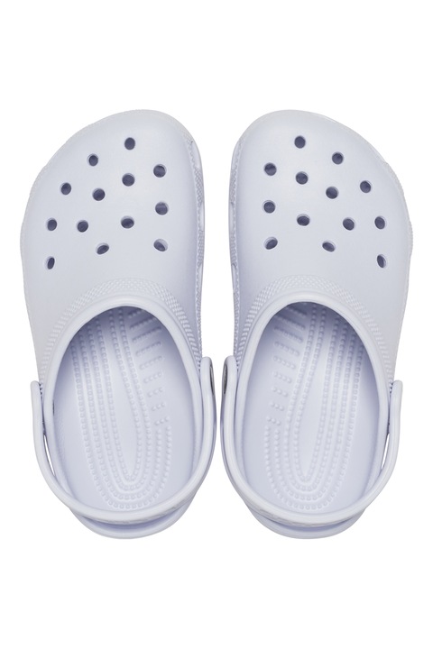 Crocs, Saboti slingback cu perforatii, Albastru pastel, 30-31 EU