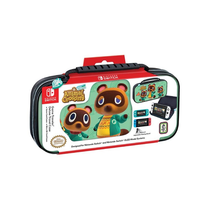 Utazótáska Animal Crossing Green Nintendo Switch