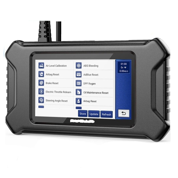 Диагностичен инструмент, CS6, автоматичен, подобрен режим, четец на кодове, OBD2, черен