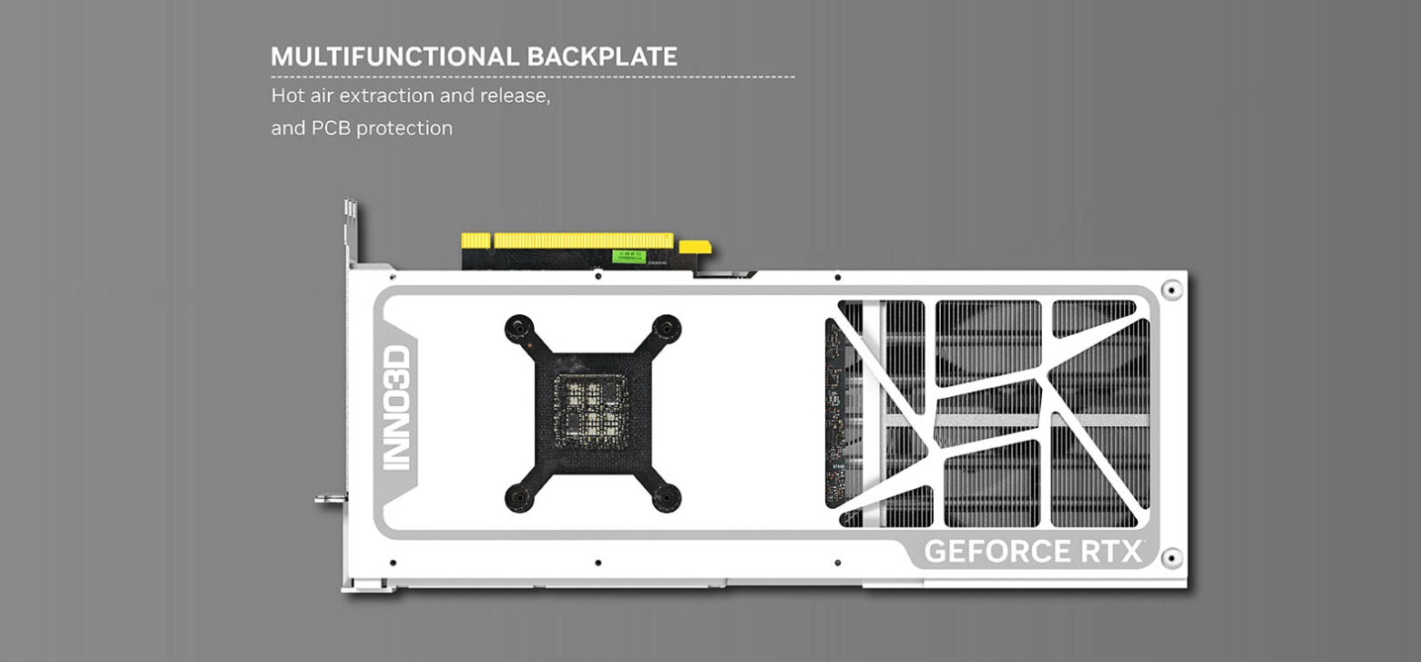 Placa video Inno3D GeForce RTX™ 4080 SUPER X3 OC WHITE, 16GB