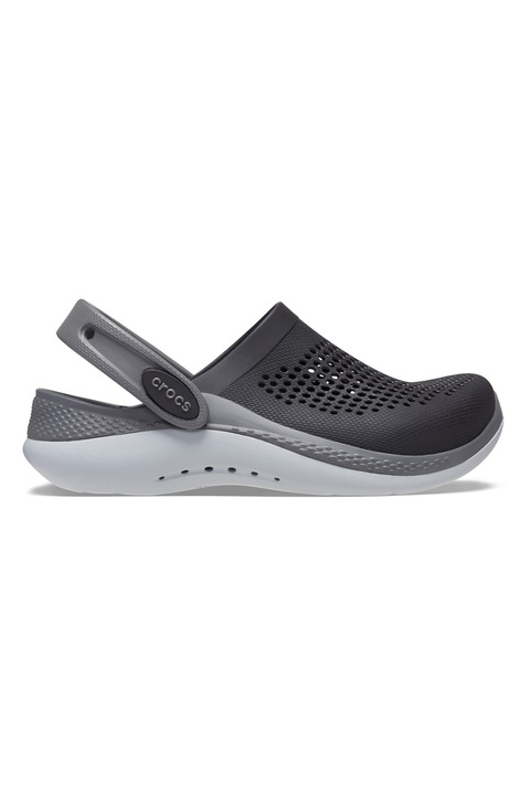 Crocs, Saboti slingback de cauciuc, Negru/Gri