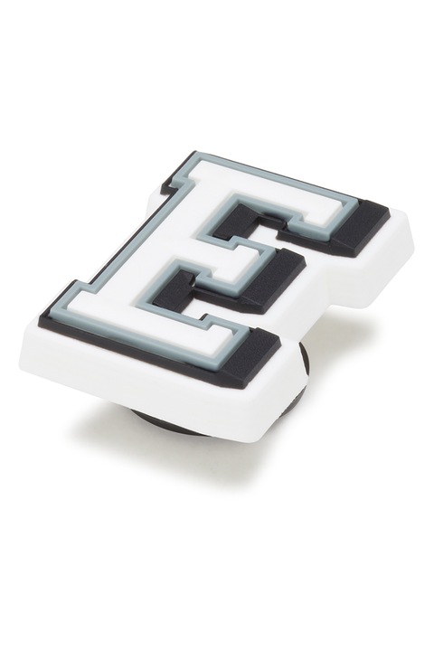 Crocs, Джибиц Letter E, Черен, Бял, Син