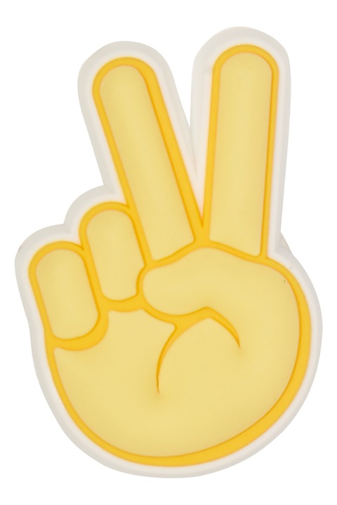 Crocs, Джибиц, Бял, Жълт