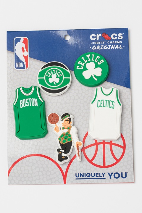 Crocs, Talismane pentru saboti Jibbitz Boston Celtics Team, Verde