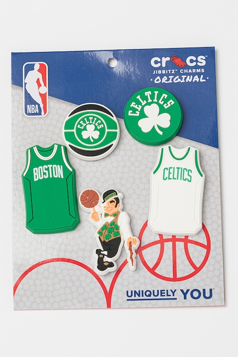 Crocs, Jibbitz Boston Celtics Team papucsra való charmok, Zöld