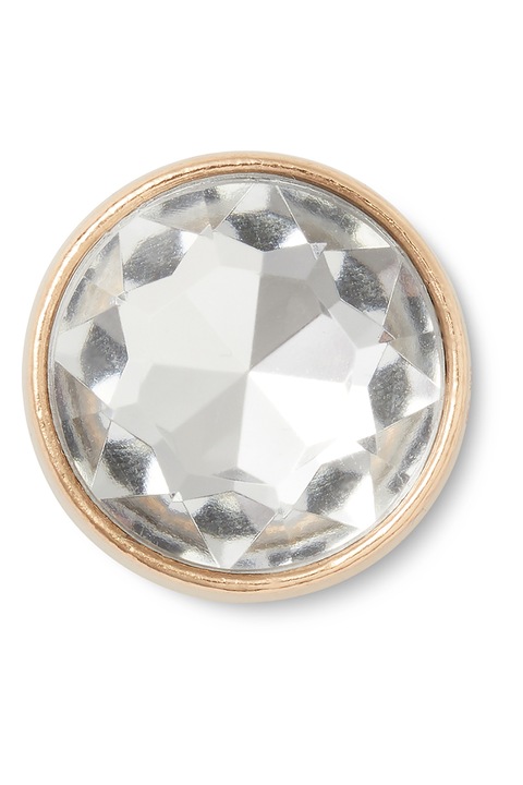 Crocs, Аксесоар Gem Jibbitz™, Златист, Прозрачен