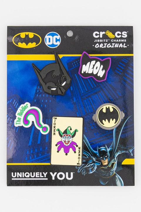 Crocs, Фигурки Jibbitz за крокс, Черен, Жълт, Виолетов