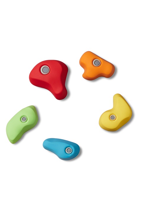 Crocs, Set de talismane de cauciuc pentru saboti Jibbitz - 5 piese, Multicolor