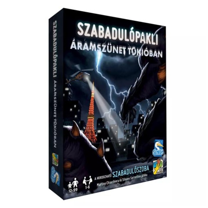 Настолна игра Gémklub Escape Pack, Blackout in Tokyo