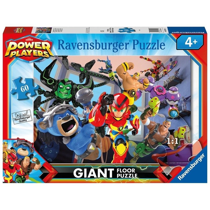 Puzzle, Ravensburger, Power Players, 60 piese, 4+
