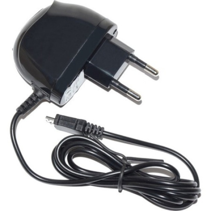 Töltő és micro usb kábel 1A fekete