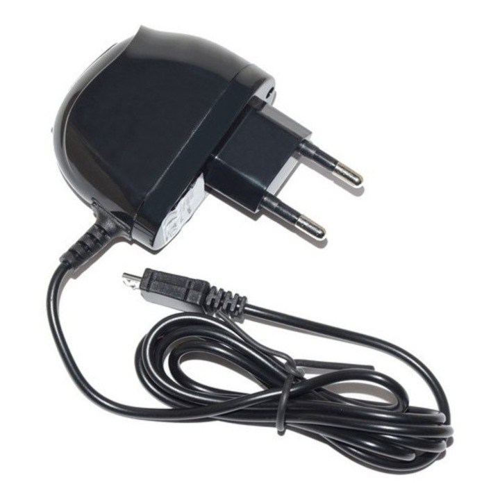 Incarcator si cablu micro usb 1A negru
