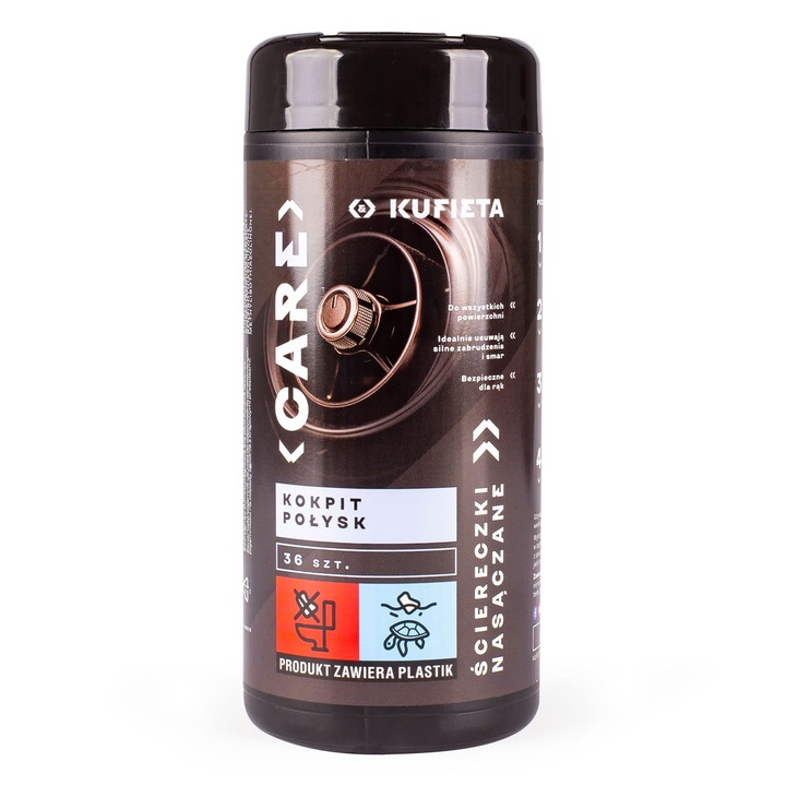 Set 36 servetele umede cocpit, pentru interiorul masinii