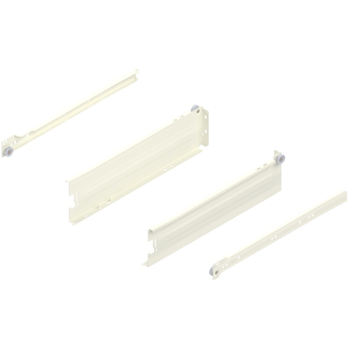 Sistem MetaBox, mediu, lungime 350 mm, knock-down, alb crem 320M3500C15MX