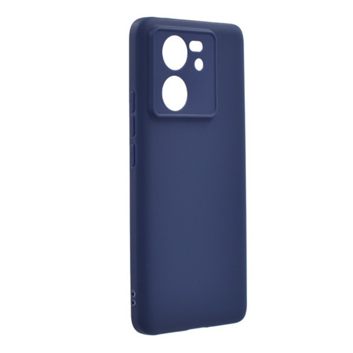 Gigapack szilikon mobiltelefon tok, matt, sötétkék, kompatibilis: Xiaomi 13T Pro / 13T