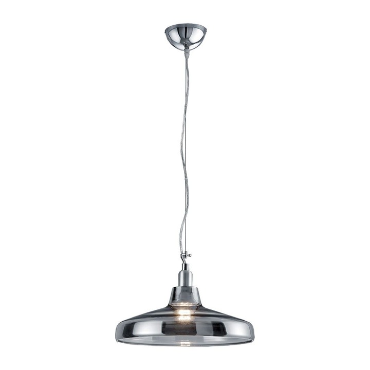 Pendul Dover, 39x130 cm, aluminiu/sticla, 1xe27, 60 w excl