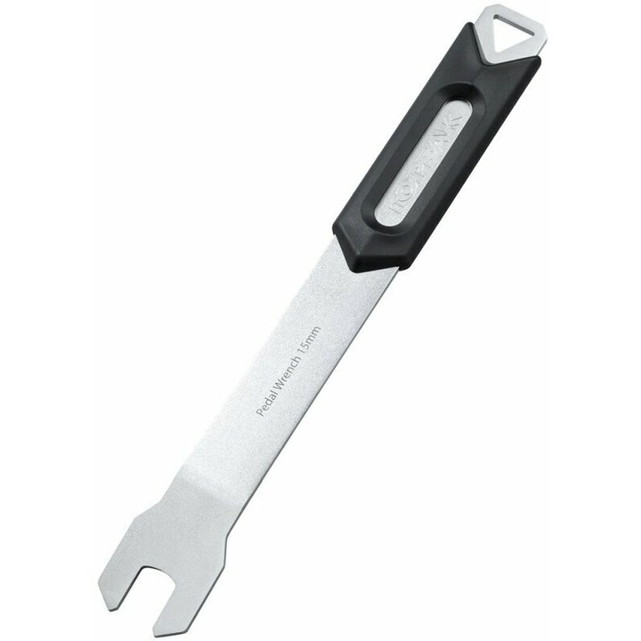 Ключ за педали, Topeak, Стомана, Черен, 15 мм