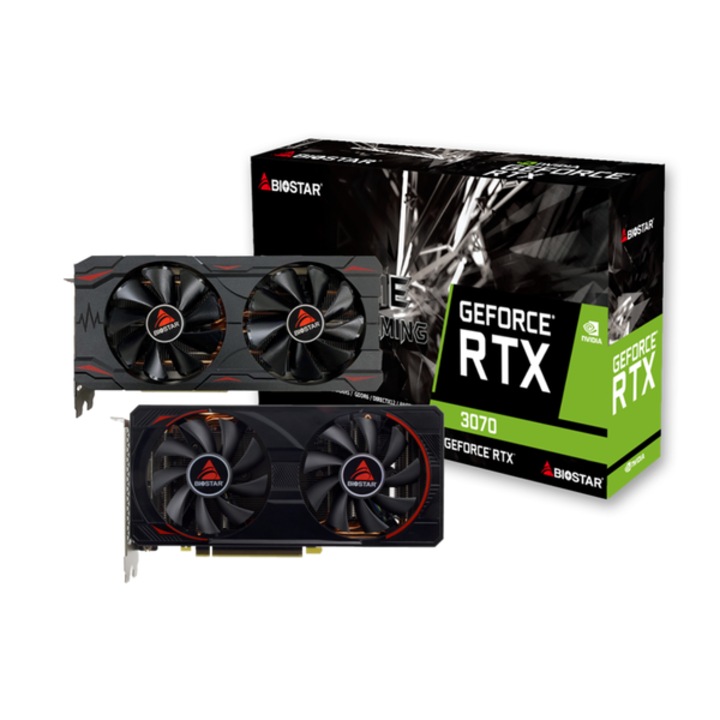 Видеокарта Biostar GeForce RTX 3070 8GB GDDR6 256-bit