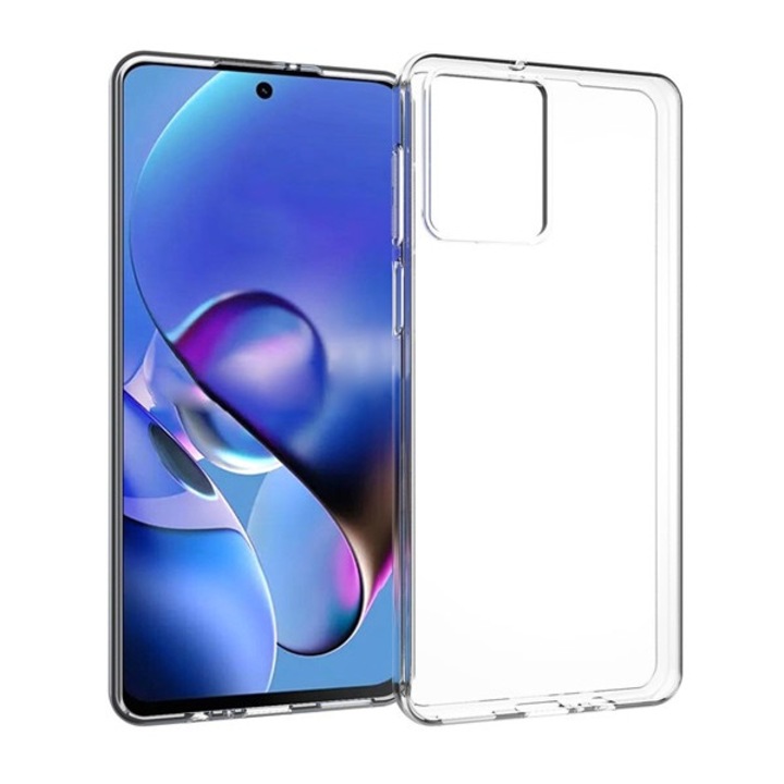 Gigapack szilikon mobiltelefon tok, ultravékony, átlátszó, kompatibilis: Motorola Moto G54, XT2343-1, / Moto G54 Power, XT2343-6