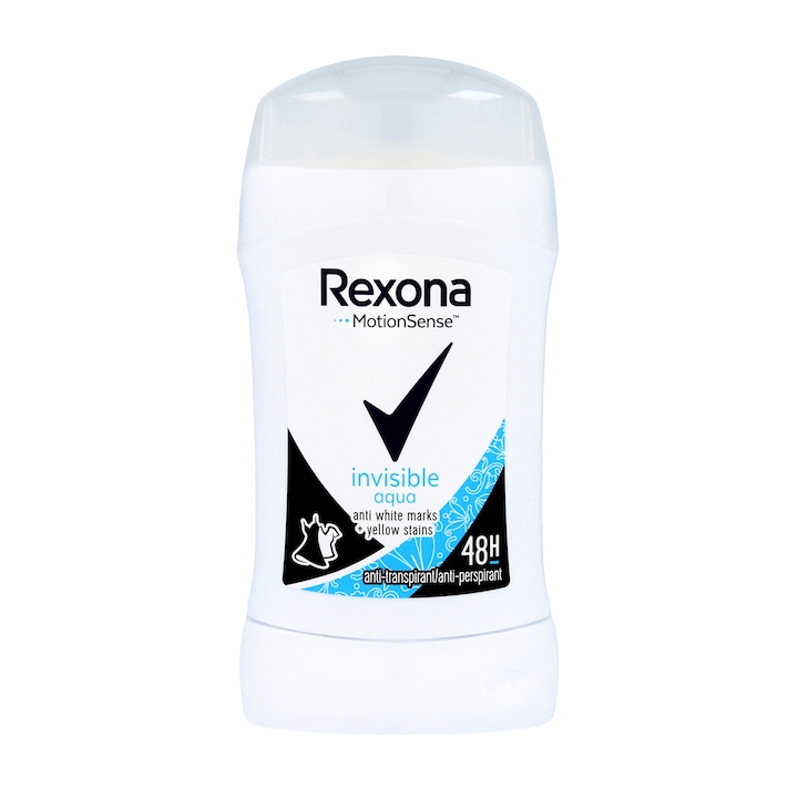 Дамски дезодорант Rexona, Invisible Aqua, защита от изпотяване, 40 мл