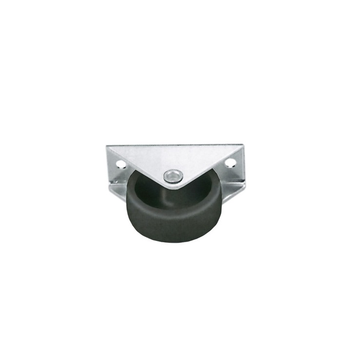 Rotila D25 mm, plastic SW8, neagra