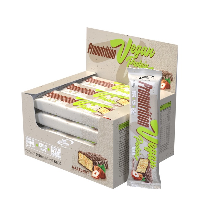 Cutie batoane proteice Pronutrition Vegan Protein